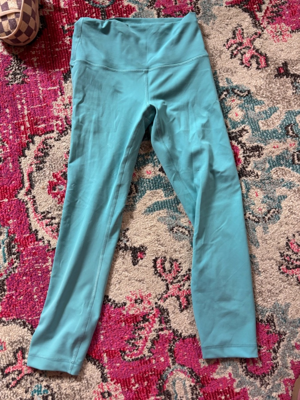 Lululemon Teal Active Leggings - Comfortable Stretch Bottoms